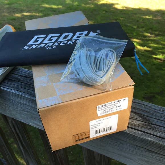 Golden Goose Old School Sneaker White/Check Pony - Picture 6 of 12